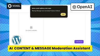 AI Real-Time Content and Message Moderation Assistant for Wordpress Voxel theme