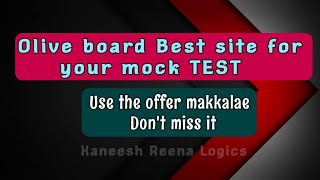 HOW TO ACCESS OLIVE BOARD OFFER | BEST SITE FOR MOCK TEST