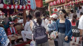 辻堂諏訪神社　まつり　人形山車おはやし奉納　2024/07/27  a19