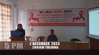 DD News Mizoram - Zoram Thlirna | 2 December 2024 | 5 PM