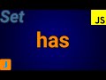 JavaScript Set has