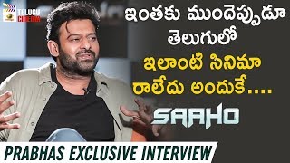 Prabhas about Hard Work for Saaho Movie | Saaho Exclusive Interview | Shraddha Kapoor | Sujeeth