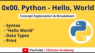 Hello World, Syntax & Data Types in Python | 0x00. Python - Hello, World