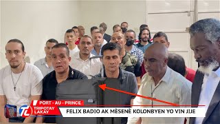 Flash! Felix Badio ansanm ak Mèsenè Kolonbyen yo debake ak malèt 🧳, vin Jije nan dosye Jovenel Moise