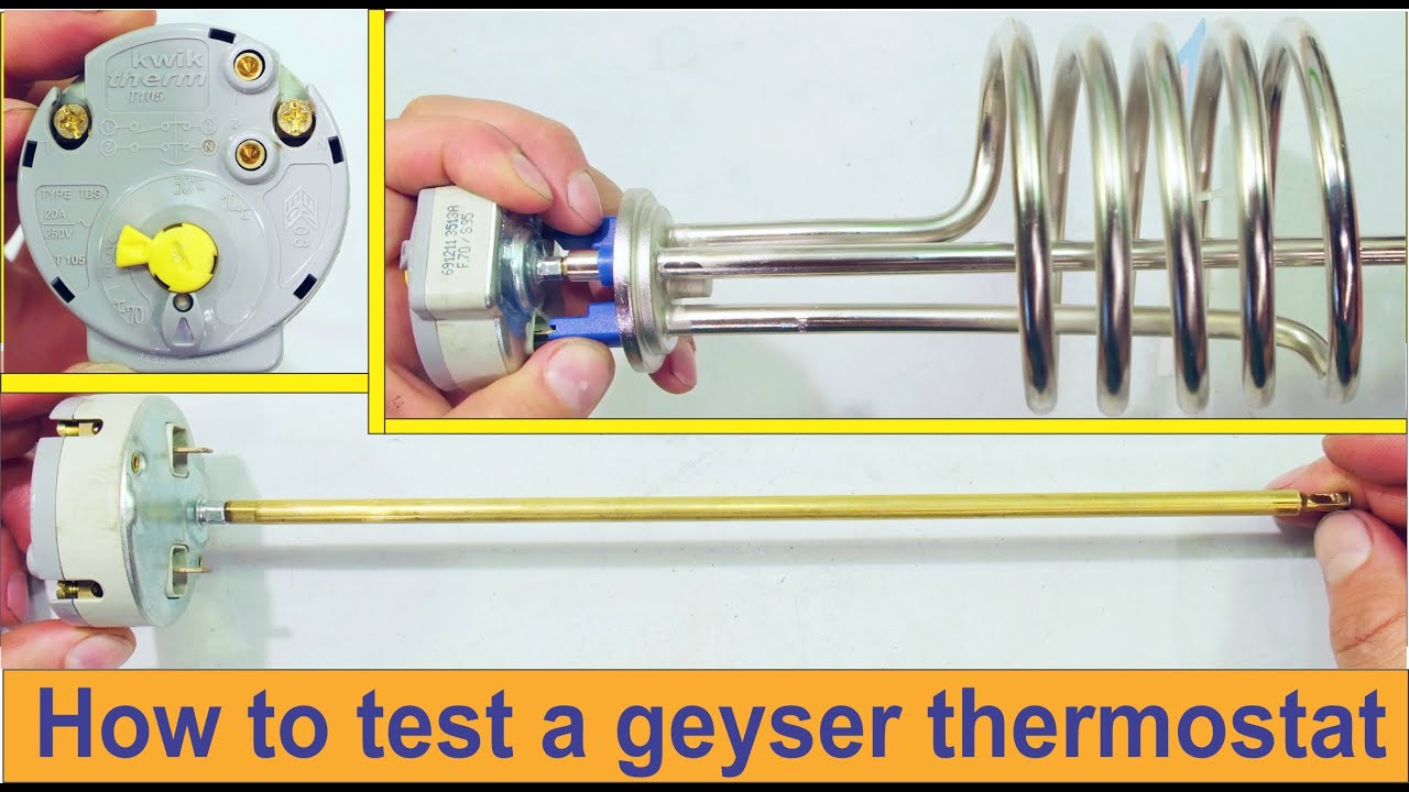 How To Test A Geyser / Boiler Thermostat - YouTube