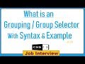 11. What is an Group Selector With Syntax & Example in CSS?