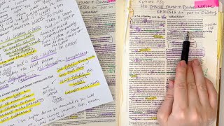 Bible Journal with Me Through Genesis 1 | EASY Bible Study Method