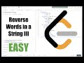 Leetcode 557 Reverse Words in a String III (Solution Explained)