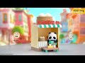 52toys blind box figure panda roll shopping street