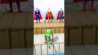 GTA 5 Epic Water Ragdolls | Spider-Man Jumps / Fails ep.105 #shorts