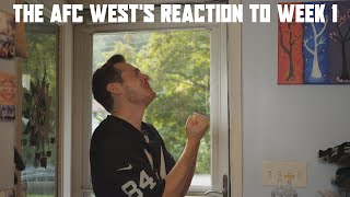 The AFC West's Reaction to Week 1