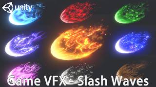 Unity Game VFX - Magic Slash Waves(Tutorial)