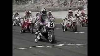 1990 WSBK Sugo RACE 1 highlights