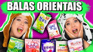 EXPERIMENTANDO BALAS ORIENTAIS! | Blog das irmãs