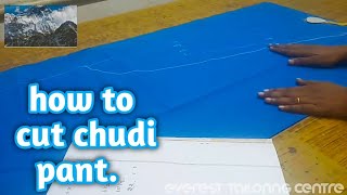 how to cut chudi pant😃..