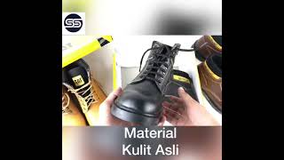 Sepatu Safety Kulit Asli