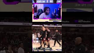 Lakers Fan Reacts To Nikola Vucevic ejected for hard foul & Patrick Beverley fights him #shorts