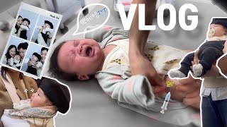 육아 vlogㅣ2개월 아기ㅣ첫 인생네컷ㅣ2개월 접종ㅣ자연단유 시작ㅣ나도 자유부인ㅣ자궁용종이라뇨?