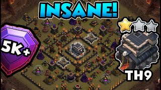 Th9 Anti 3 Stars War Base Anti Lavaloon Valk Hghb Gohobo W Replay Proofs Clahs Of Clans Base