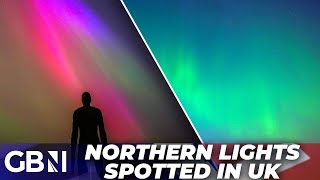 Northern Lights spotted over UK skies in STUNNING rare display of natural beauty