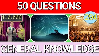 Educational General Knowledge Quiz With 50 Questions #294 🌍🧠