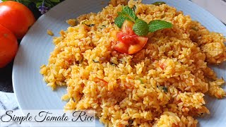 Tomato Rice Recipe | Simple and Spicy Tomato Fried Rice | Tomato Pulao | NA Kitchen....