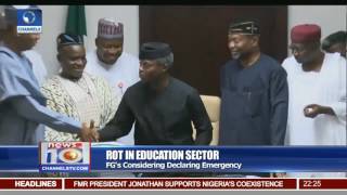 News@10: FG Budgets 7.44 Trillion Naira For Education In 2017 26/06/17 Pt 2