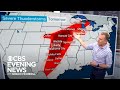 Where severe weather is headed next after tornadoes