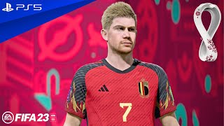 FIFA 23 - Belgium v Canada - World Cup 2022 Group Stage Match | PS5™ [4K60]