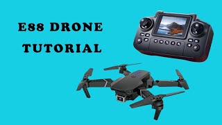 How to fly a drone for beginners | E88 drone tutorial (Full Guide)