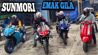 EMAK SUNMORI PERTAMA PAKE MOGE #emak #emakgila