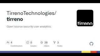 GitHub - TirrenoTechnologies/tirreno: Open source security user analytics.