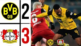 Leverkusen vs Dortmund 3-2 | Bayer Leverkusen vs Borussia Dortmund | Bundesliga Highlights \u0026 Goals