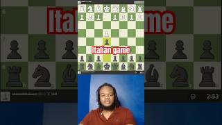 Italian game #chess #siciliandefense #chessopening #chesstime