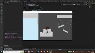 Platformer game level03 (Box2D, Pygame, Python) 🏀
