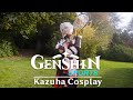 Live Action Genshin Impact: Kazuha Cosplay Reel Pt. 9 [Feat. Libra Cosplay] #shorts