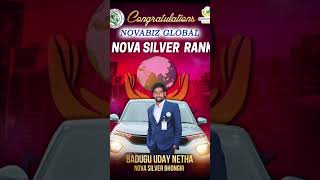 NOVA SILVER RANK సాధించిన మా ఆత్మీయ సోదరుడు యంగ్ లీడర్ బడుగు ఉదయ్ గారికి హృదయ పూర్వక శుభాకాంక్షలు