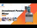 SuperbMelt Vacuum Investment Powder Mixer for Jewelry Casting Line