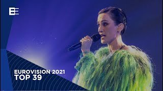 Eurovision 2021: Top 39 (After the show)