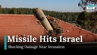 Yemeni Missile Strikes Israeli Home – Significant Damage Near Jerusalem | DRM News | AH1I