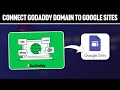 How To Connect GoDaddy Domain to Google Sites 2024! (Full Tutorial)