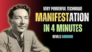 Manifest Anything in 4 Minutes with Neville Goddard's Most Powerful Technique | Law of Attraction