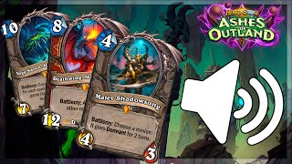 Hearthstone - All Legendary Play Sounds, Quotes, Music, and Subtitles! (Classic ~ Ashes of Outland)