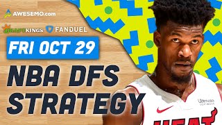 NBA DFS Strategy 10/29/21 | DraftKings & FanDuel NBA Picks