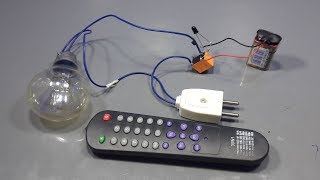 How To Make Remote Control On Off Light Switch _ Diy Electronic Projects