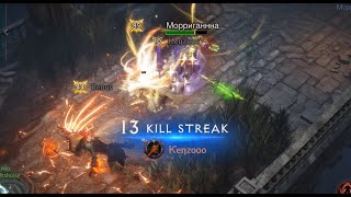 My second favorite Blood Knight build for NOT P2W PvP mode - Alley of Blood | Diablo Immortal