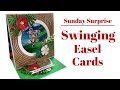 FUN Swinging Easel Cards 🐒🐨🦧