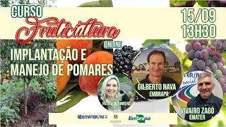 Curso de Fruticultura - Implantação e Manejo de Pomares