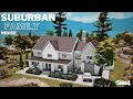 Suburban Family House in Copperdale | NoCC | Stop Motion Build | The Sims 4