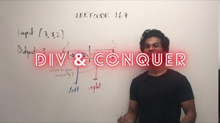 (Remade) Leetcode 169 - Divide And Conquer | Majority Element
